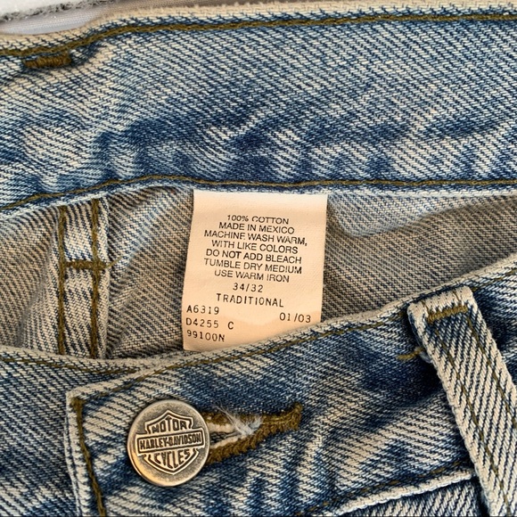 Men’s Harley Davidson jeans. In good shape - Picture 5 of 7